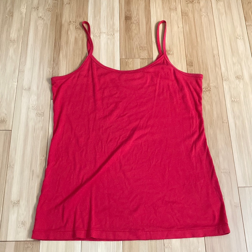 Banana Republic, red tank top, XL